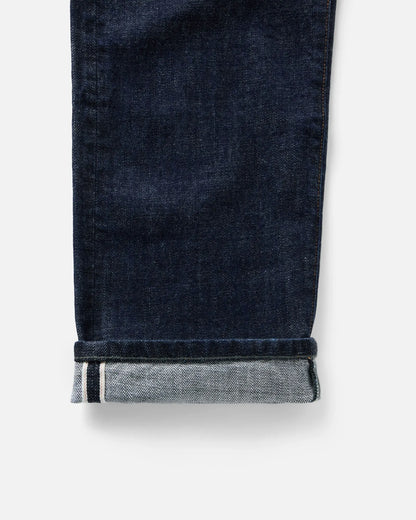 The Straight Jean in Rinsed Organic Selvedge