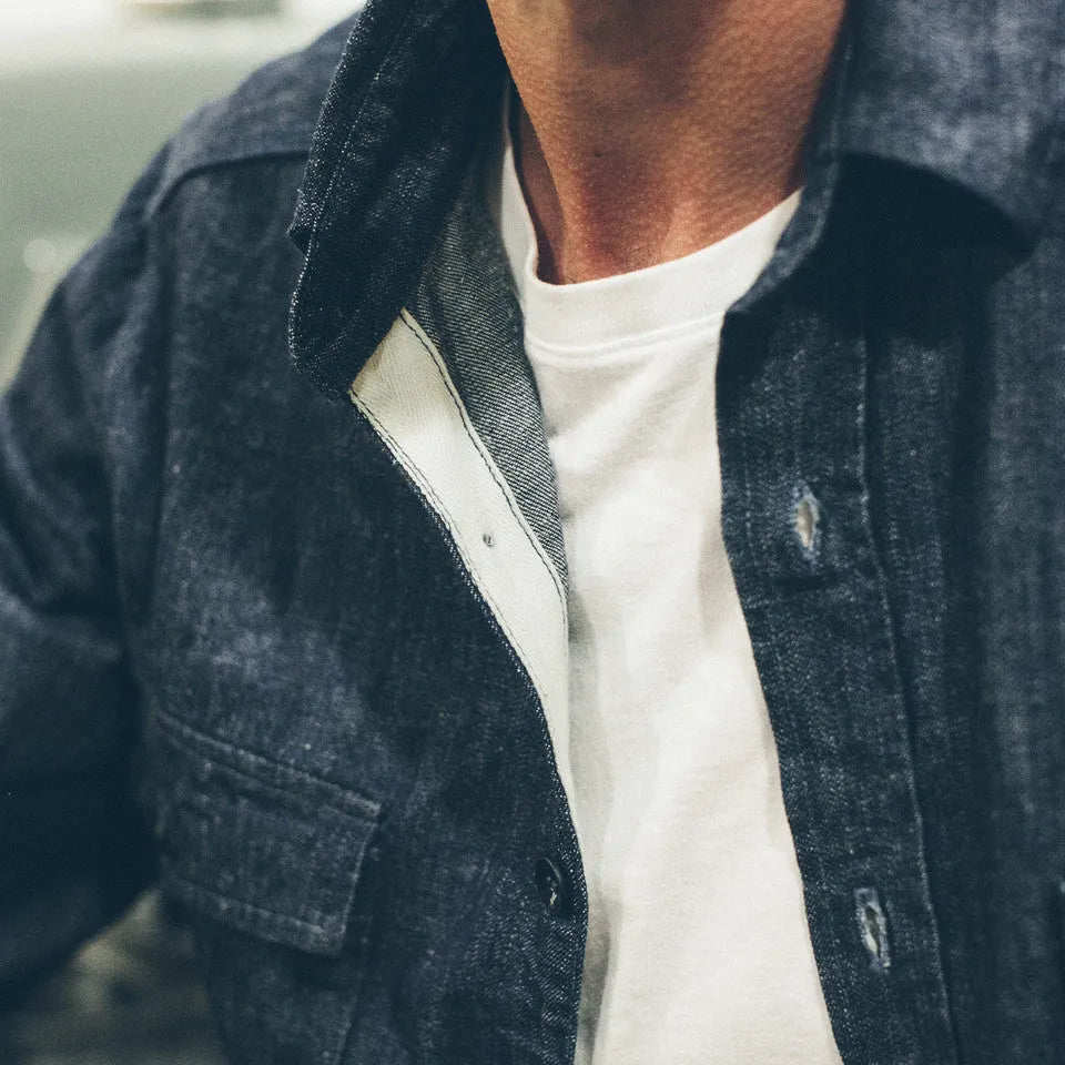 The Utility Shirt in Swift Mills Denim