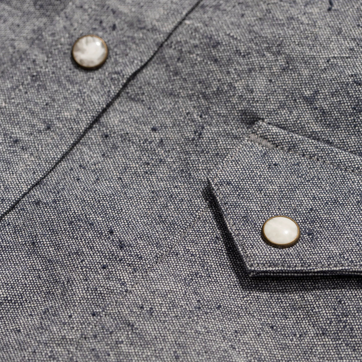 The Western Shirt in Upcycled Chambray