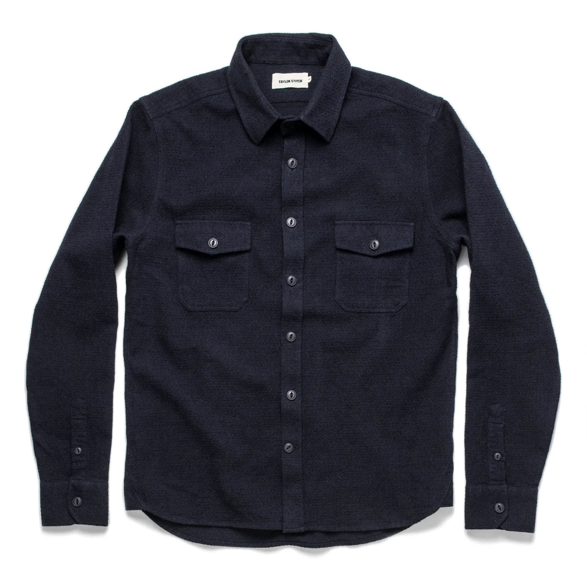 The Utility Shirt in Navy Jacquard