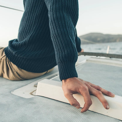 The Whaler Sweater in Navy