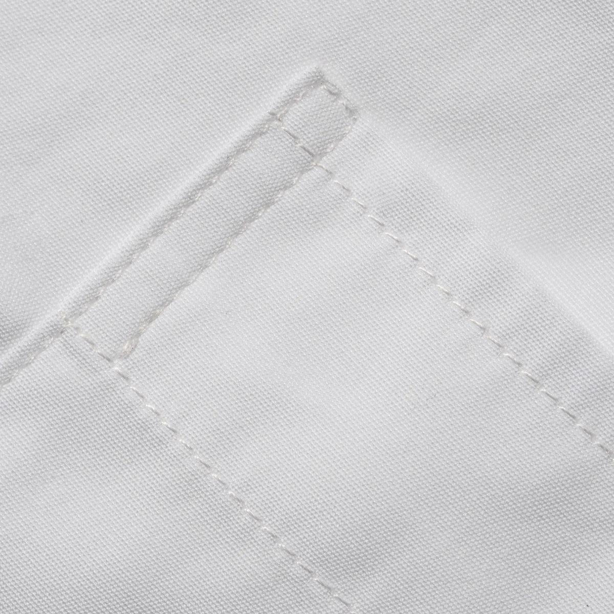 The Short Sleeve California in White Poplin