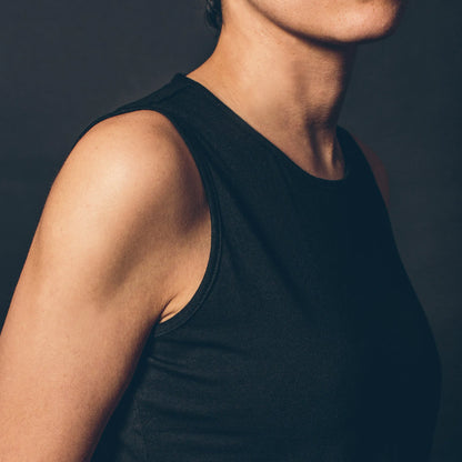 The Elle Tank in Noir