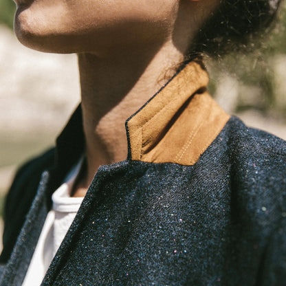 The Telegraph Blazer in Navy Donegal