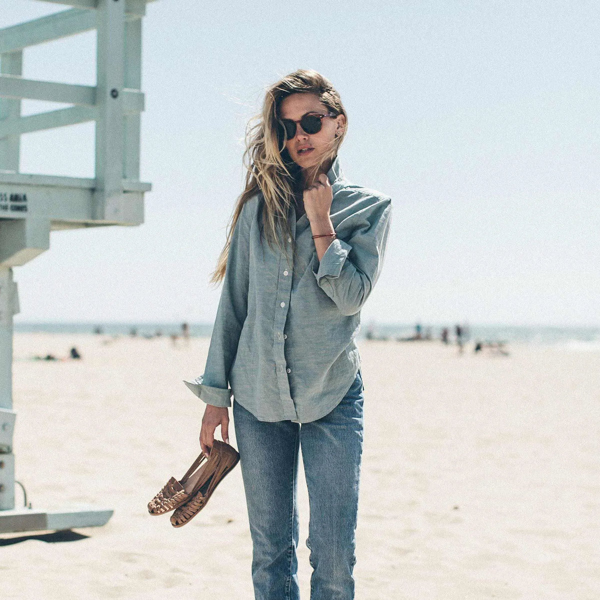 The Katherine in Seafoam Cotton Linen