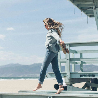 The Katherine in Seafoam Cotton Linen