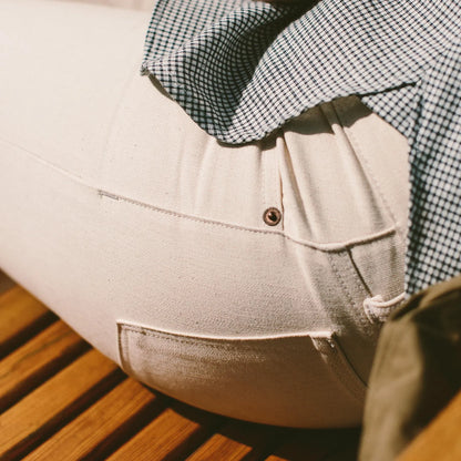 The Adler Jean in Cone Mills Natural