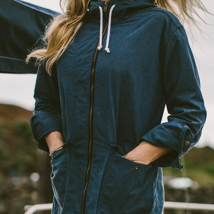 The Lighthouse Jacket in Indigo Chambray