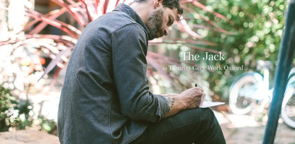 The Jack in Tiburon Grey Work Oxford