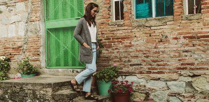 The Rosie Jean in Washed Cone Mills Denim