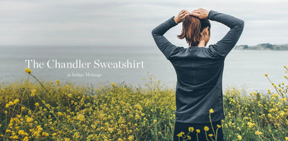 The Chandler Sweatshirt in Indigo Melange