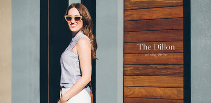 The Dillon in Indigo Stripe