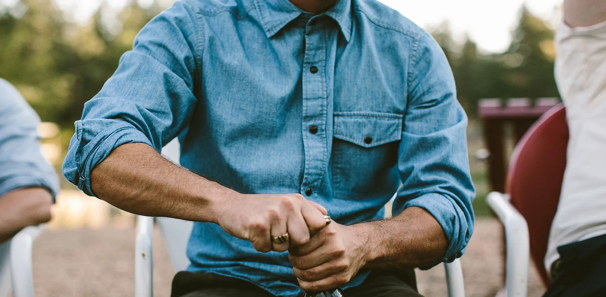 The Oxnard in Sun Bleached Chambray