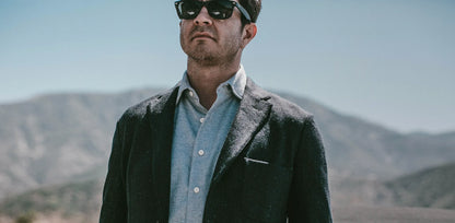 The Telegraph Jacket in Navy Donegal