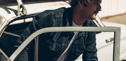 The Long Haul Jacket in Indigo Waffle ('18)
