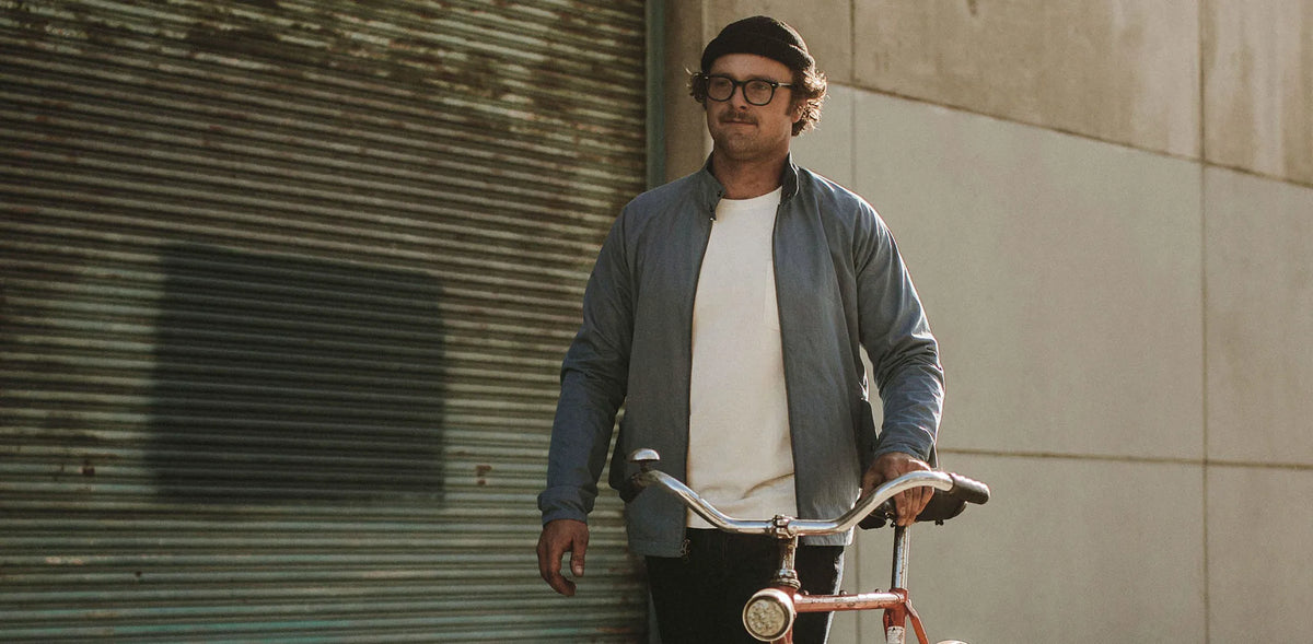 The Montara Jacket in Vintage Blue