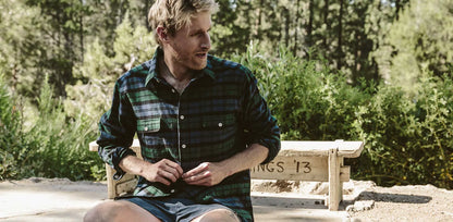 The Yosemite Shirt in Blackwatch Plaid