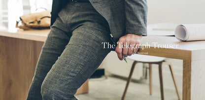 The Telegraph Trouser in Charcoal