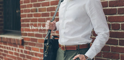 The Hyde in Antique White Cotton & Linen