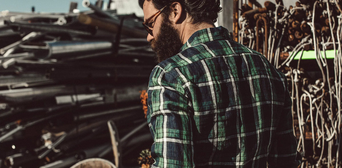 The Jack in Blackwatch Plaid Linen