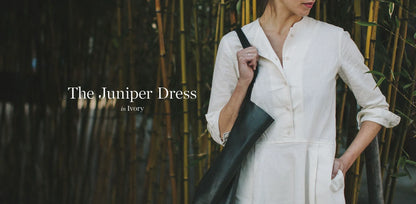 The Juniper Dress in Ivory