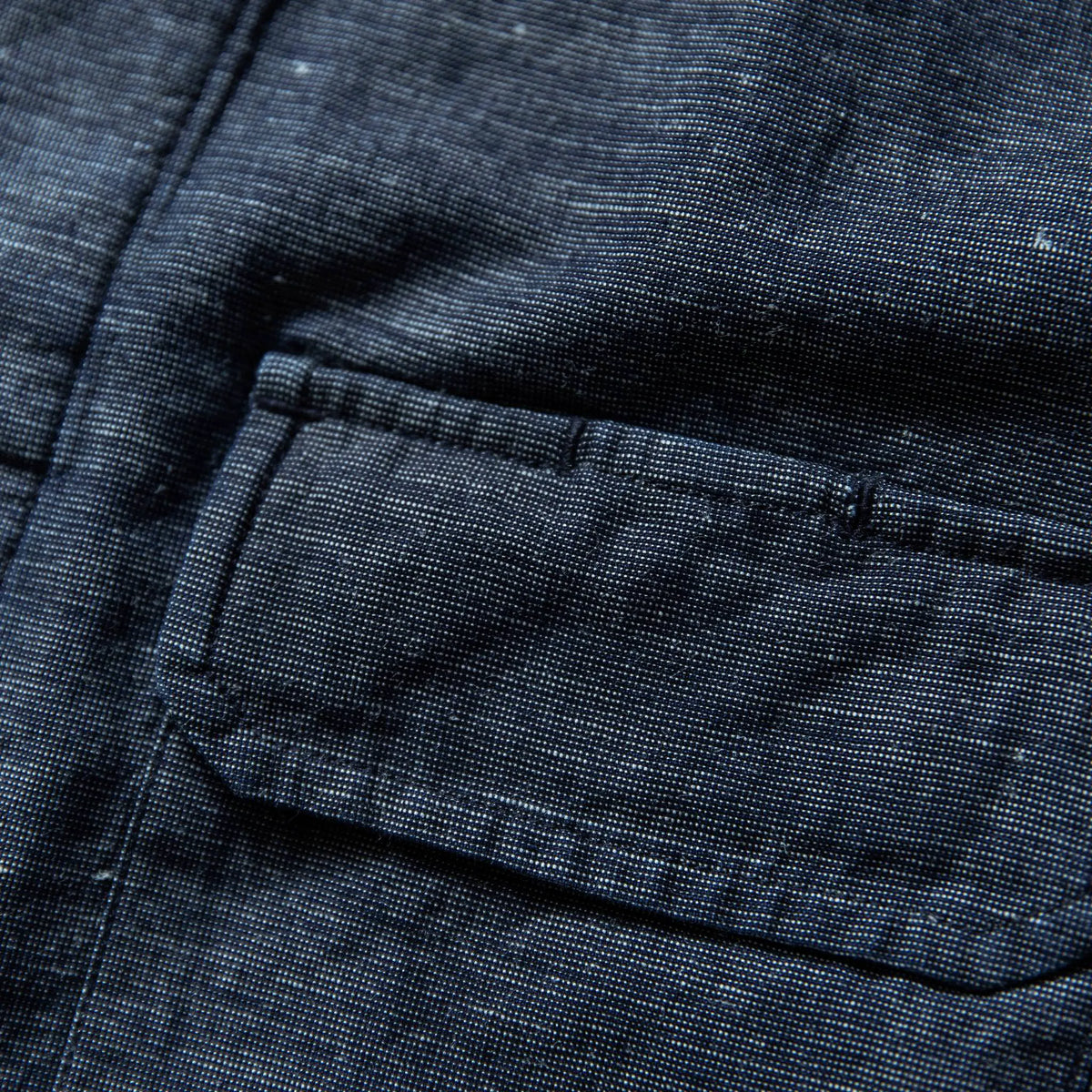 The BDU Shirt Jacket in Indigo Slub