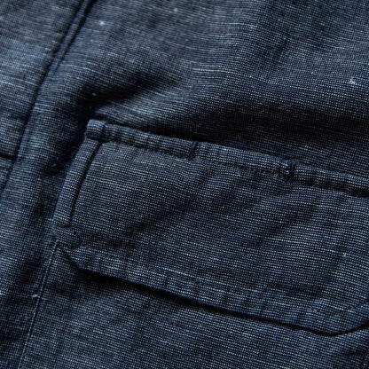 The BDU Shirt Jacket in Indigo Slub