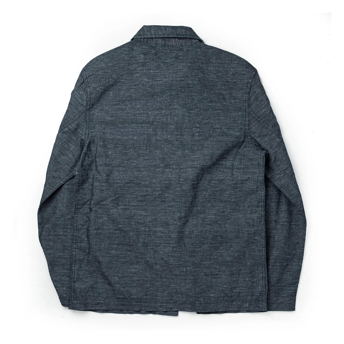The BDU Shirt Jacket in Indigo Slub