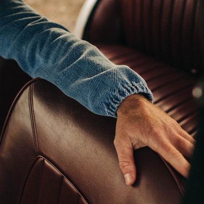 The Riptide Jacket in Washed Indigo Twill