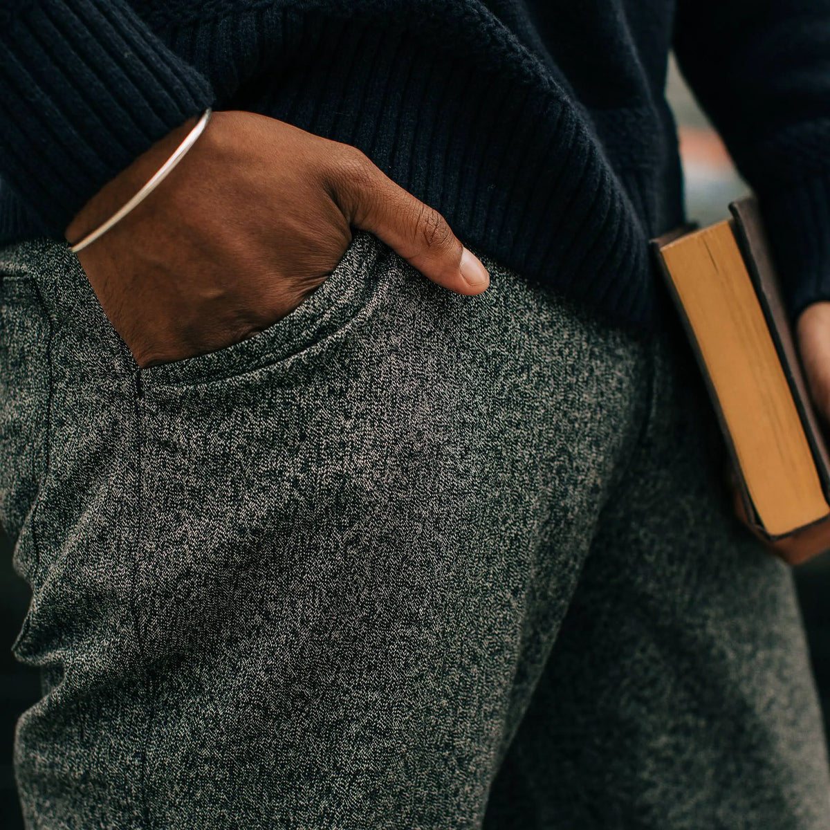 The Camp Pant in Navy Jaspe