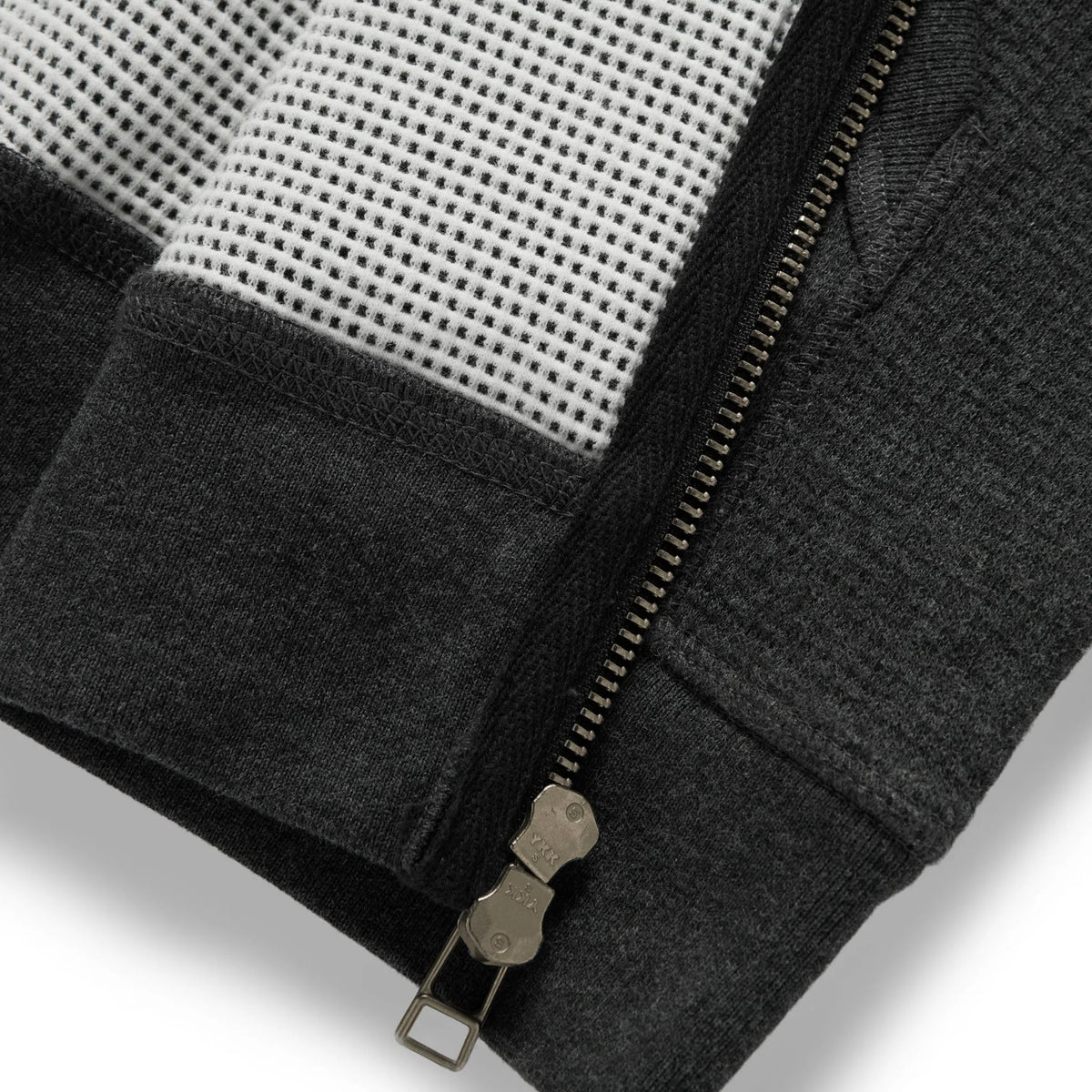 The Weekend Hoodie in Coal Double Knit