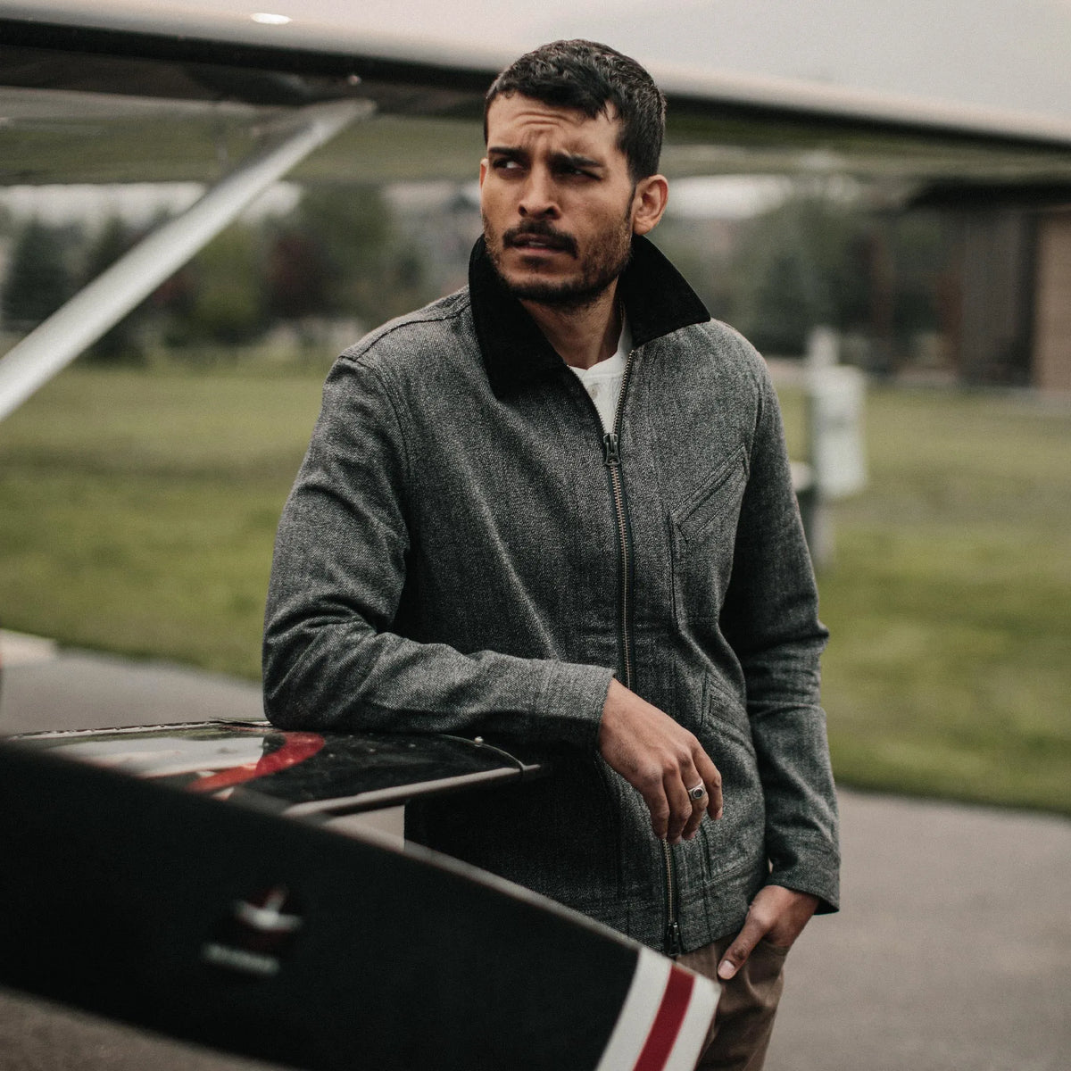 The Ignition Jacket in Indigo Salt and Pepper