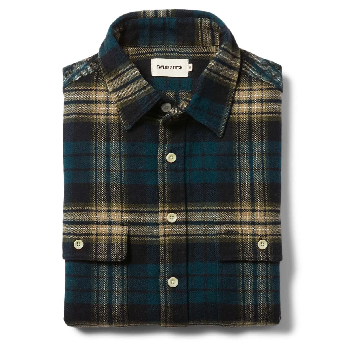 The Ledge Shirt in Deep Sea Plaid