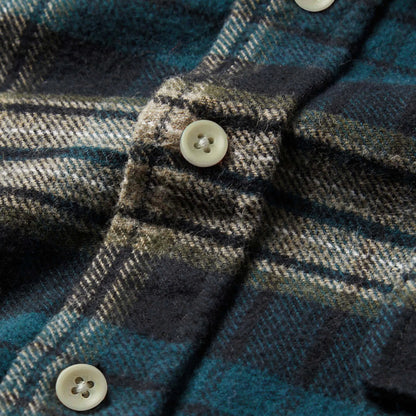 The Ledge Shirt in Deep Sea Plaid