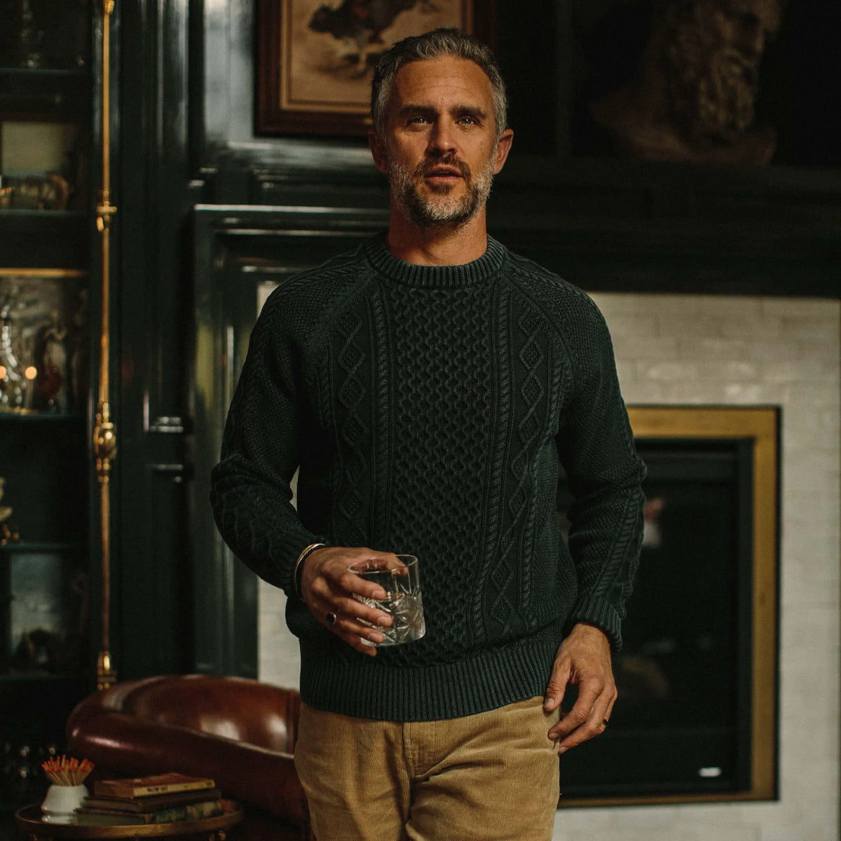 The Orr Sweater in Charcoal