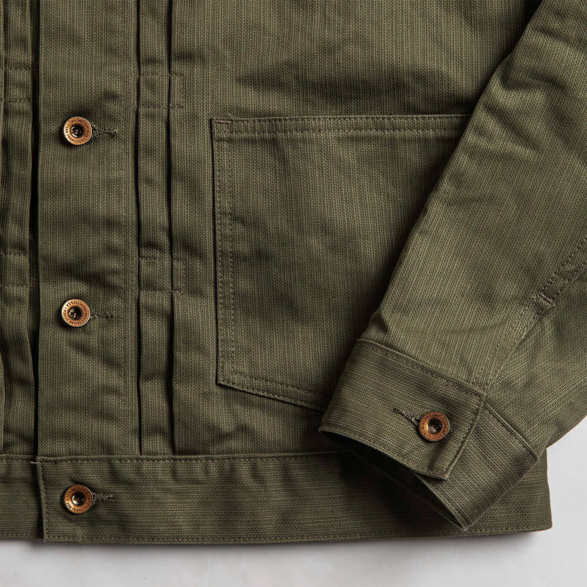 The Ryder Jacket in Yoshiwa Mills Olive