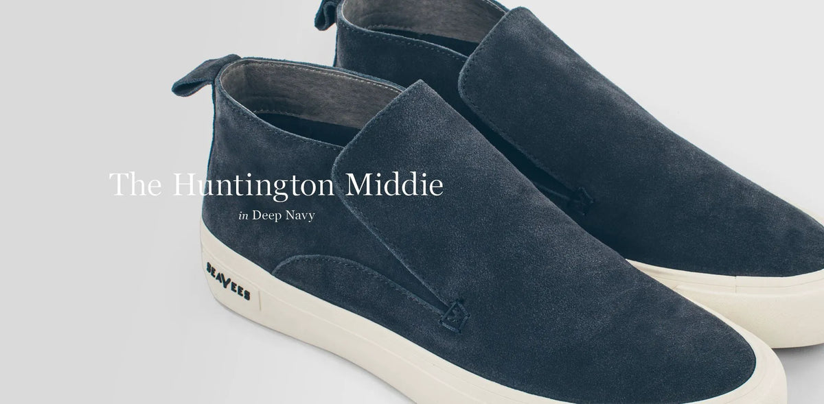 The Huntington Middie in Deep Navy