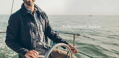 The Submariner in Navy Donegal Lambswool