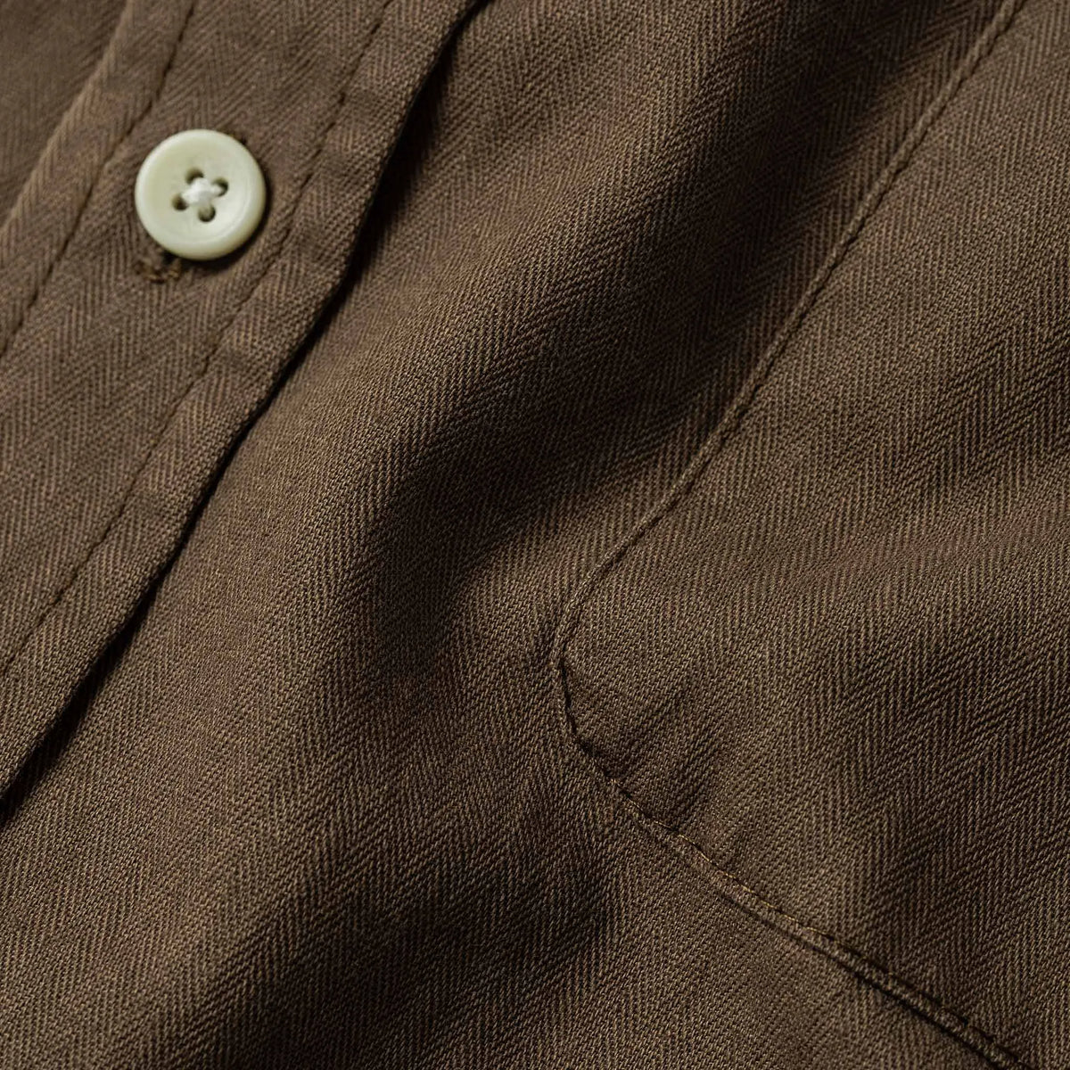 The California in Khaki Herringbone