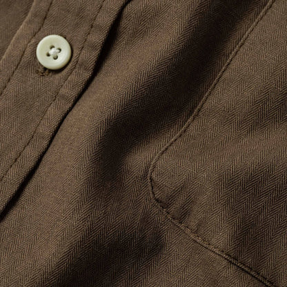 The California in Khaki Herringbone
