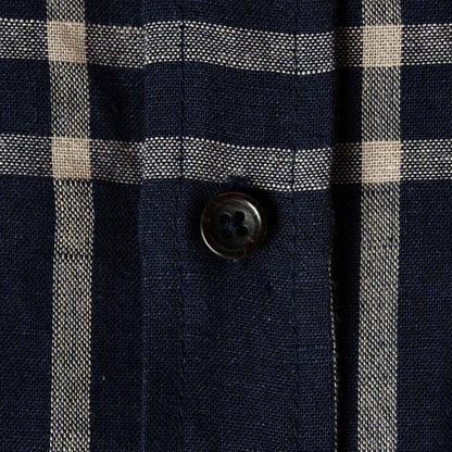 The California in Navy Plaid