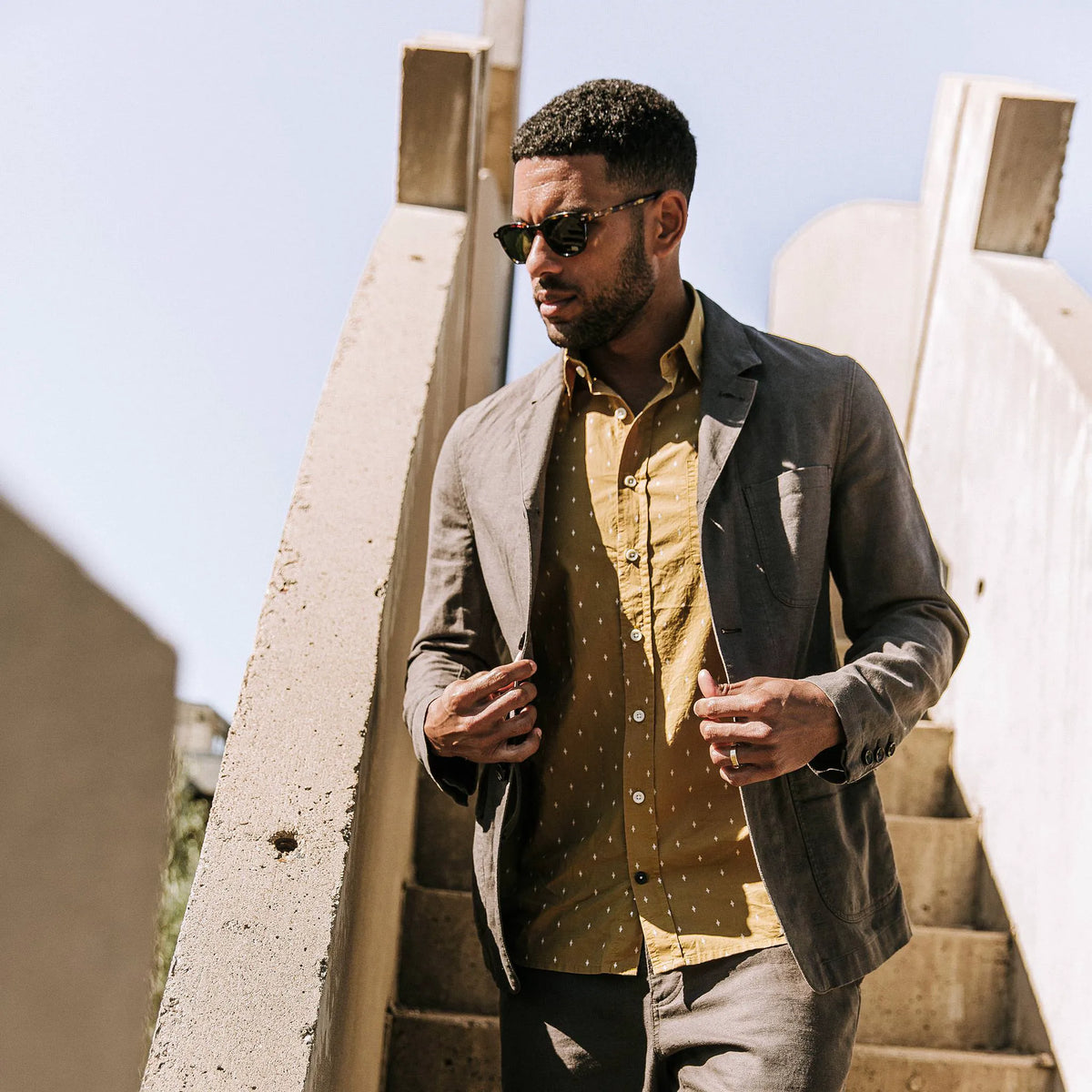 The Gibson Jacket in Gravel