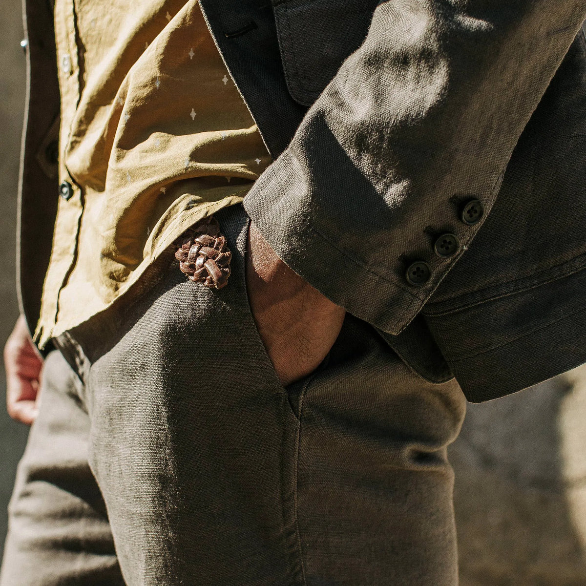 The Gibson Trouser in Gravel