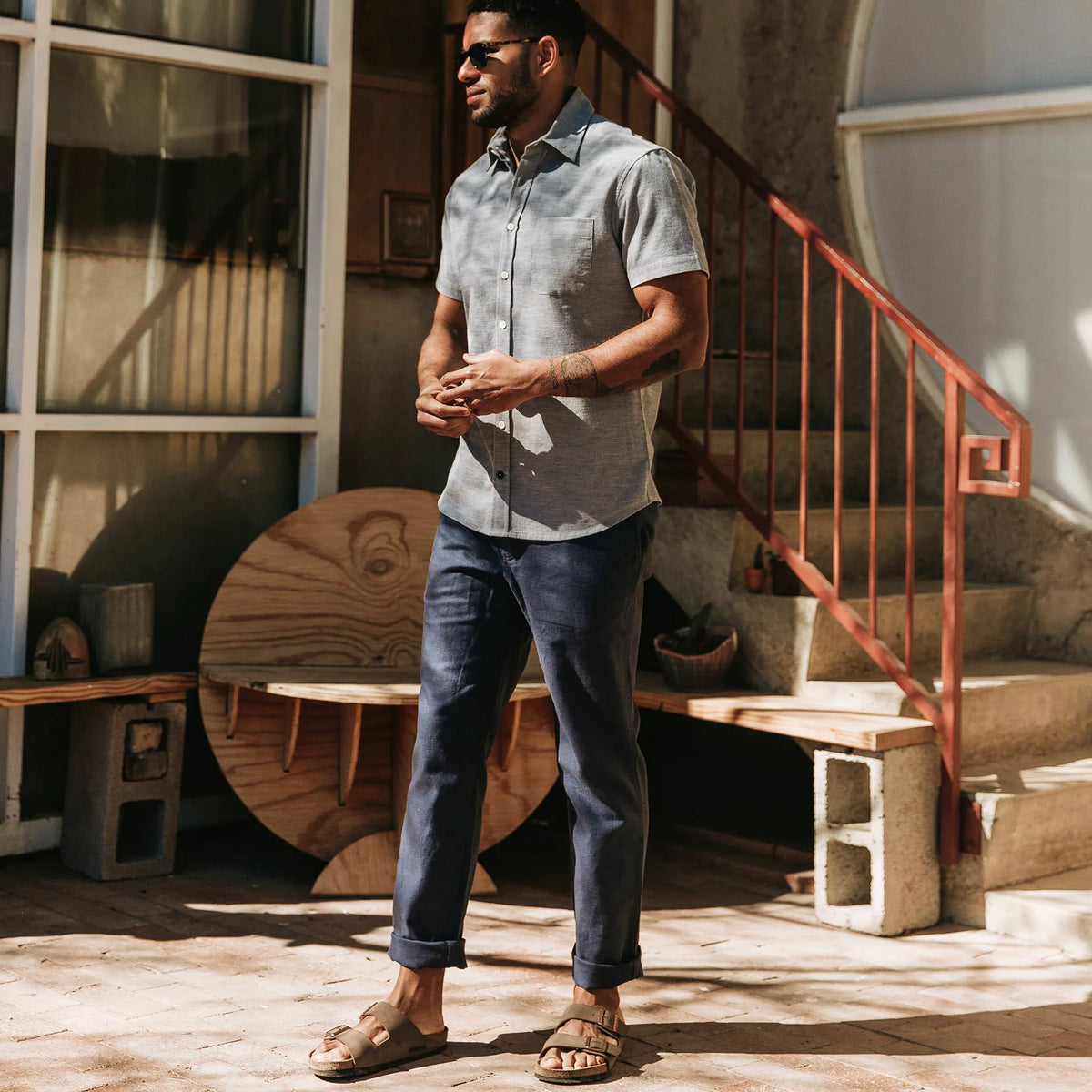 The Gibson Trouser in Navy