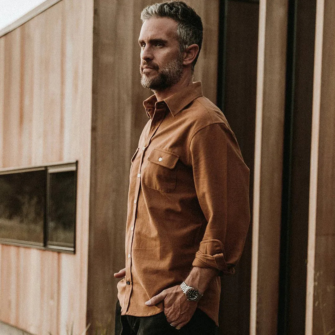The Yosemite Shirt in British Khaki