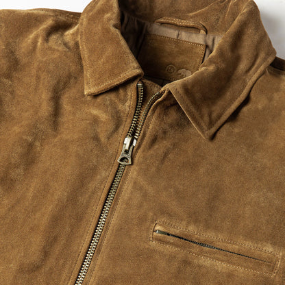 The Wyatt Jacket in Cognac Suede