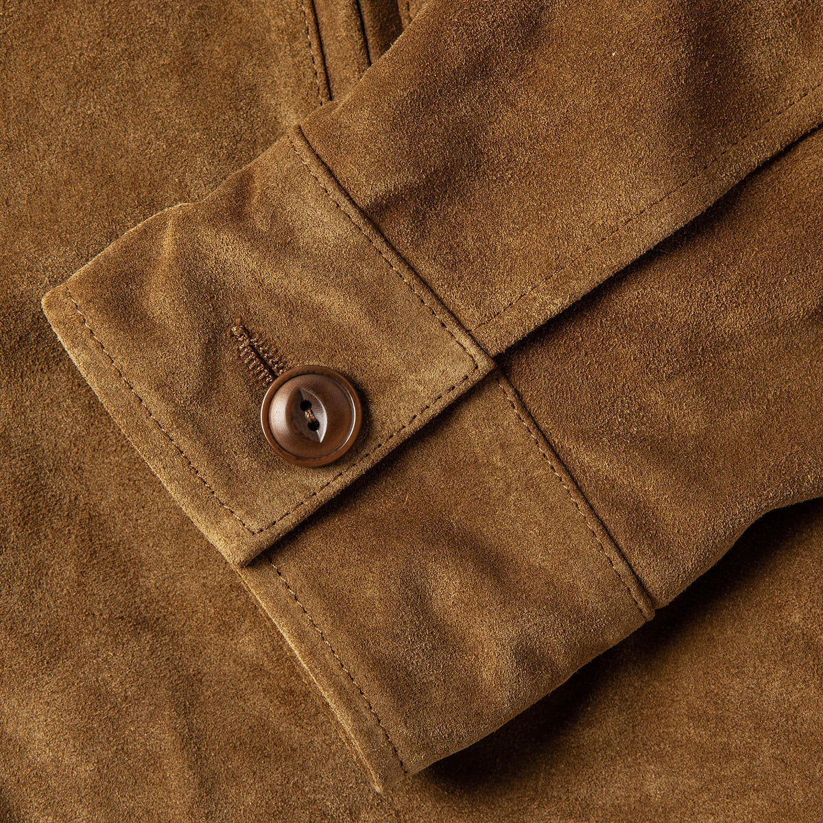 The Wyatt Jacket in Cognac Suede