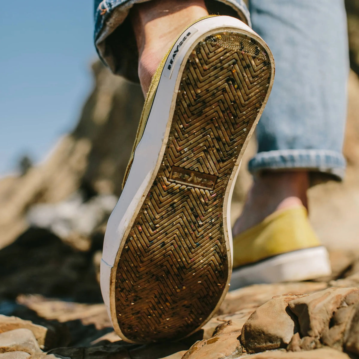 The Sano Slip-On in Gold Boss Duck