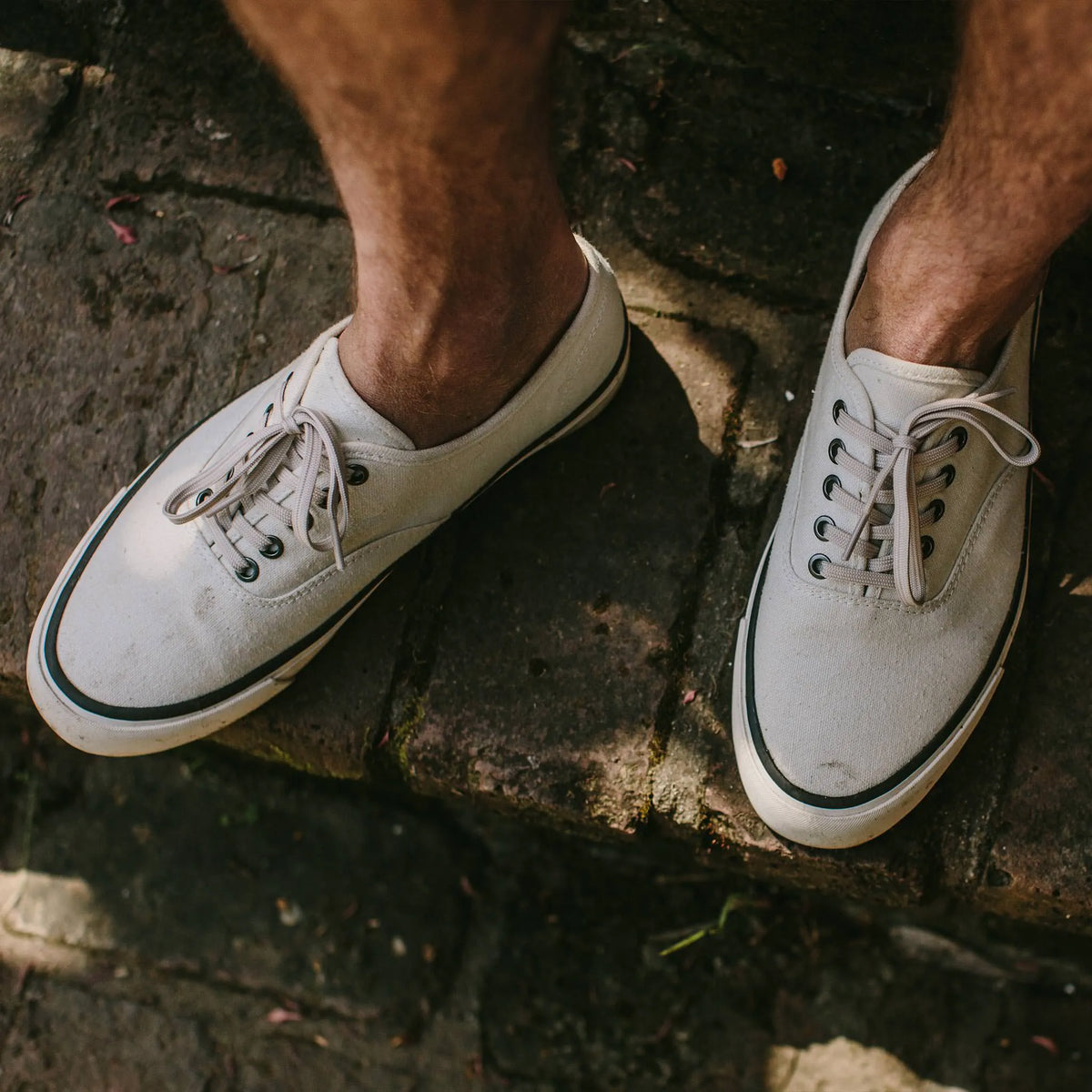 The Vista Sneaker in Natural Boss Duck