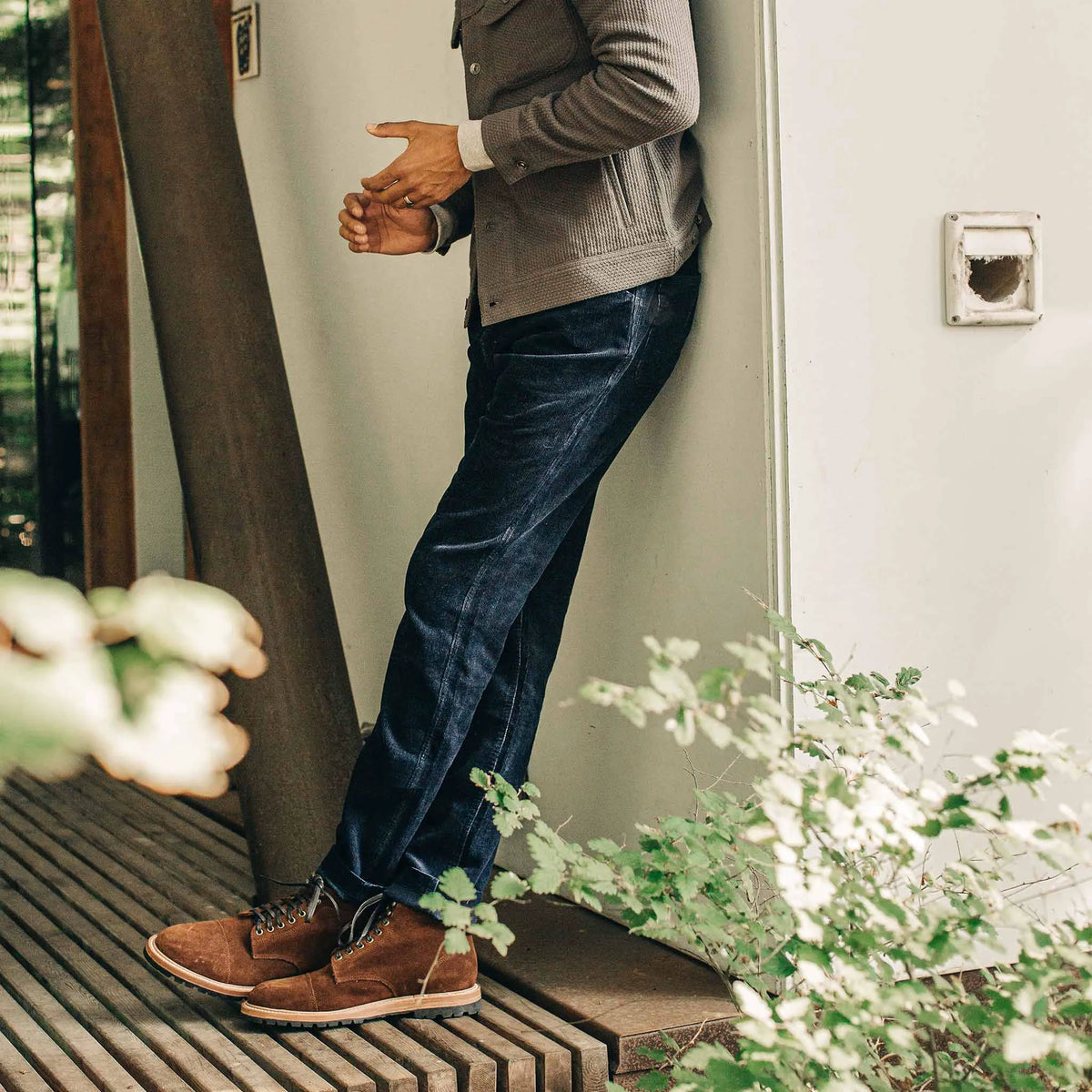 The Camp Pant in Indigo Corduroy
